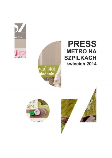 Publikacja w Metro na Szpilkach / Kwiecień 2014